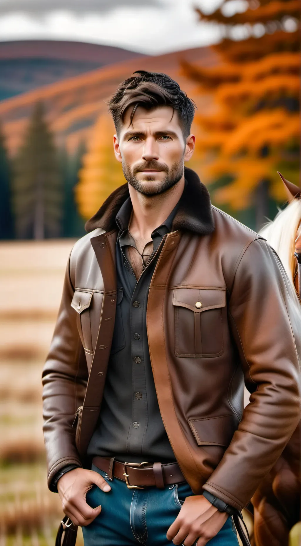 ai character: Miller Bryan  background