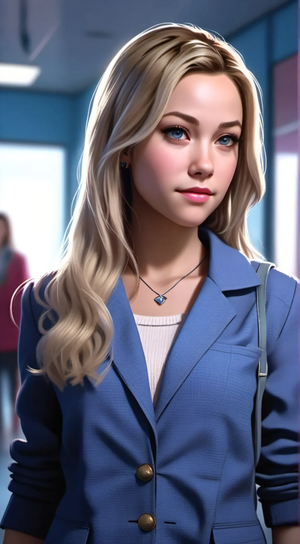 ai character: Rebecca  background