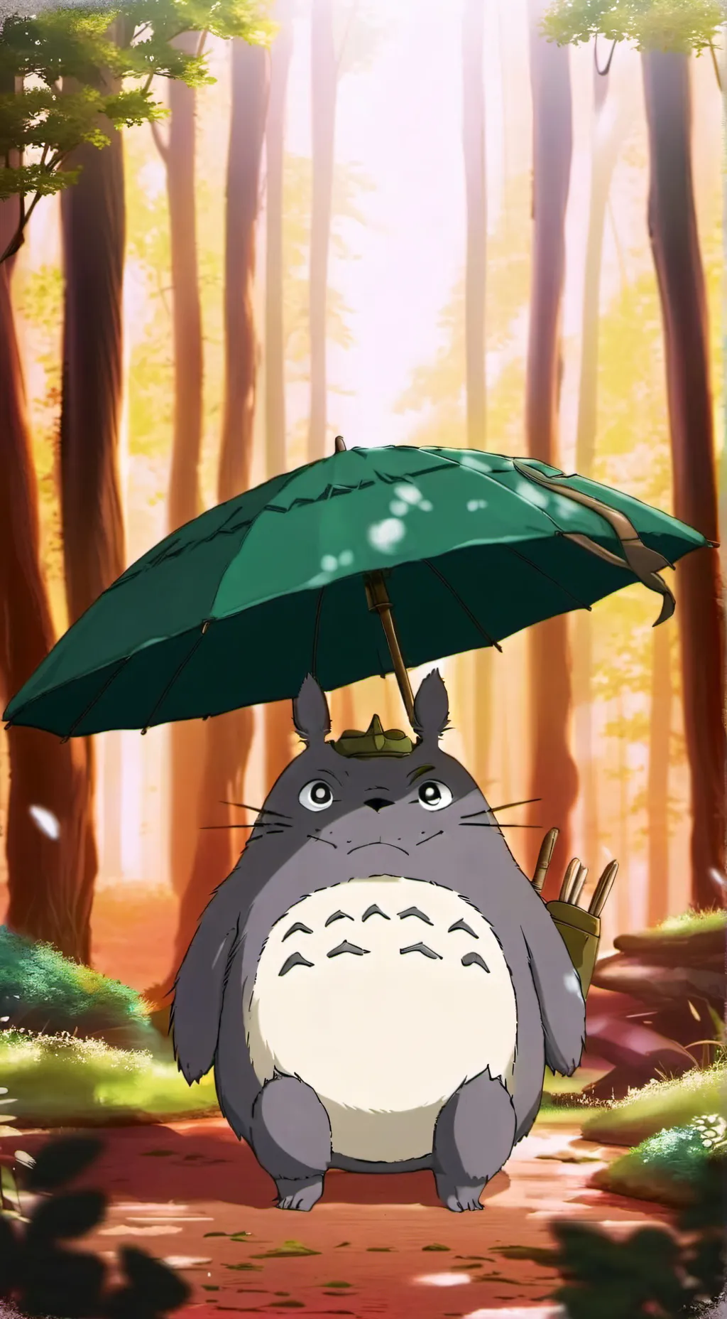 ai character: Totoro background