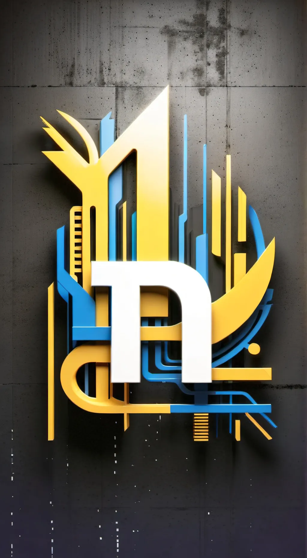 ai character: virus 😎👾 background