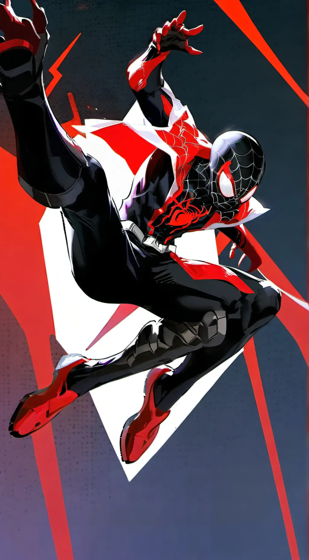 ai character: Miles Morales  background