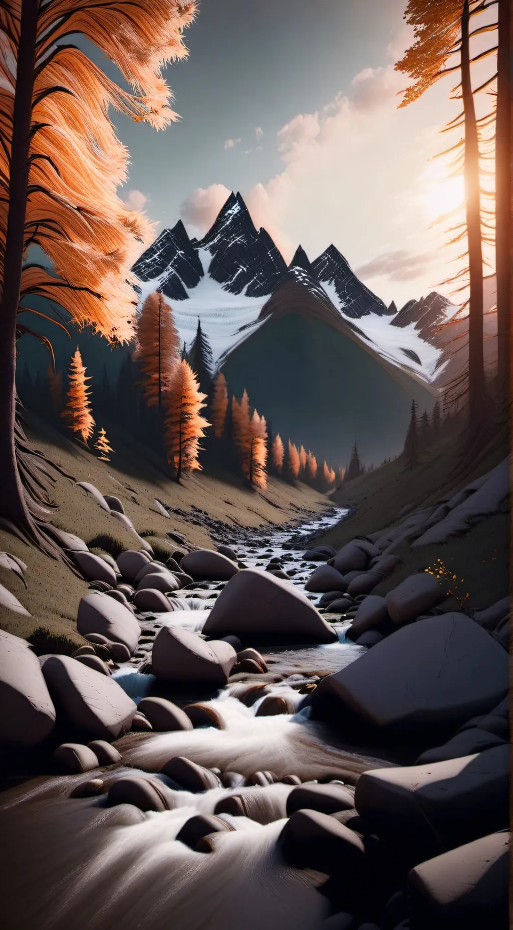 ai character: KNY spider background