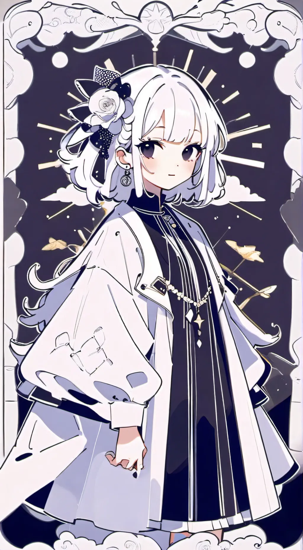 ai character: bebé  background