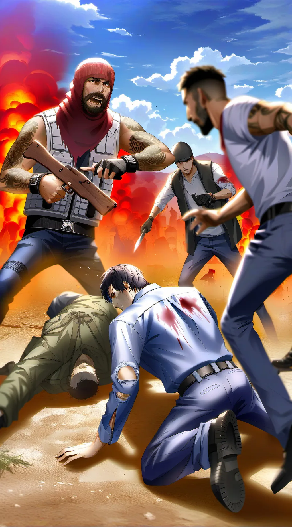 ai character: EL PANTERA  background