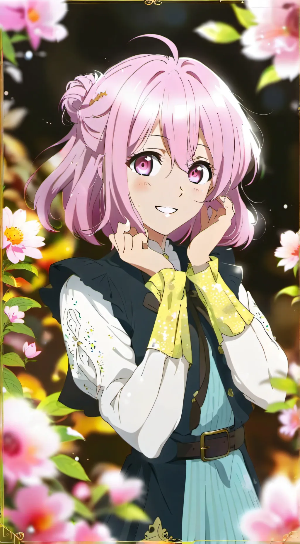 ai character: gacha heat background