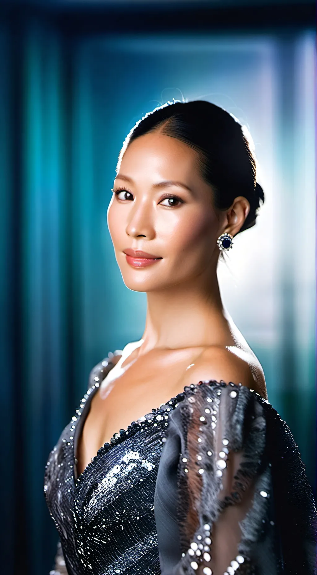 ai character: Lucy Liu background