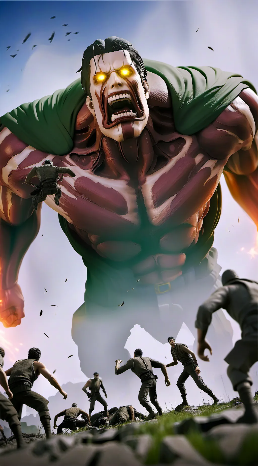 ai character: retumbar background