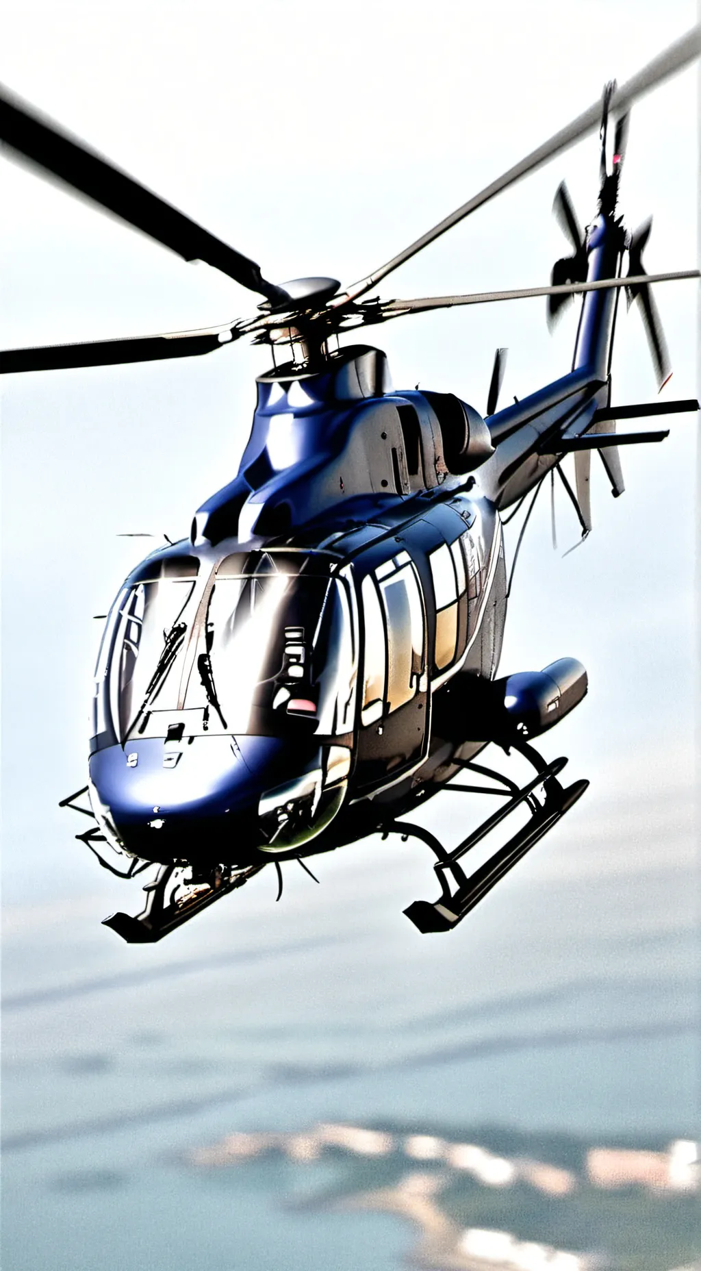 ai character: FBI helicopter  background