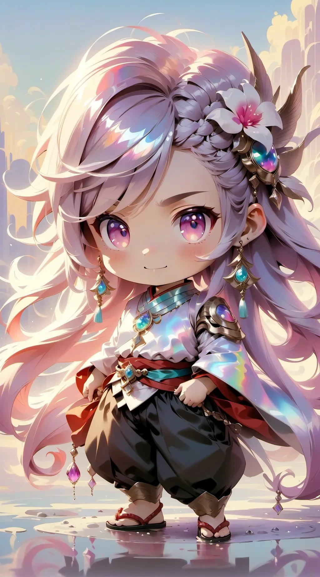 ai character: dandy is angry background