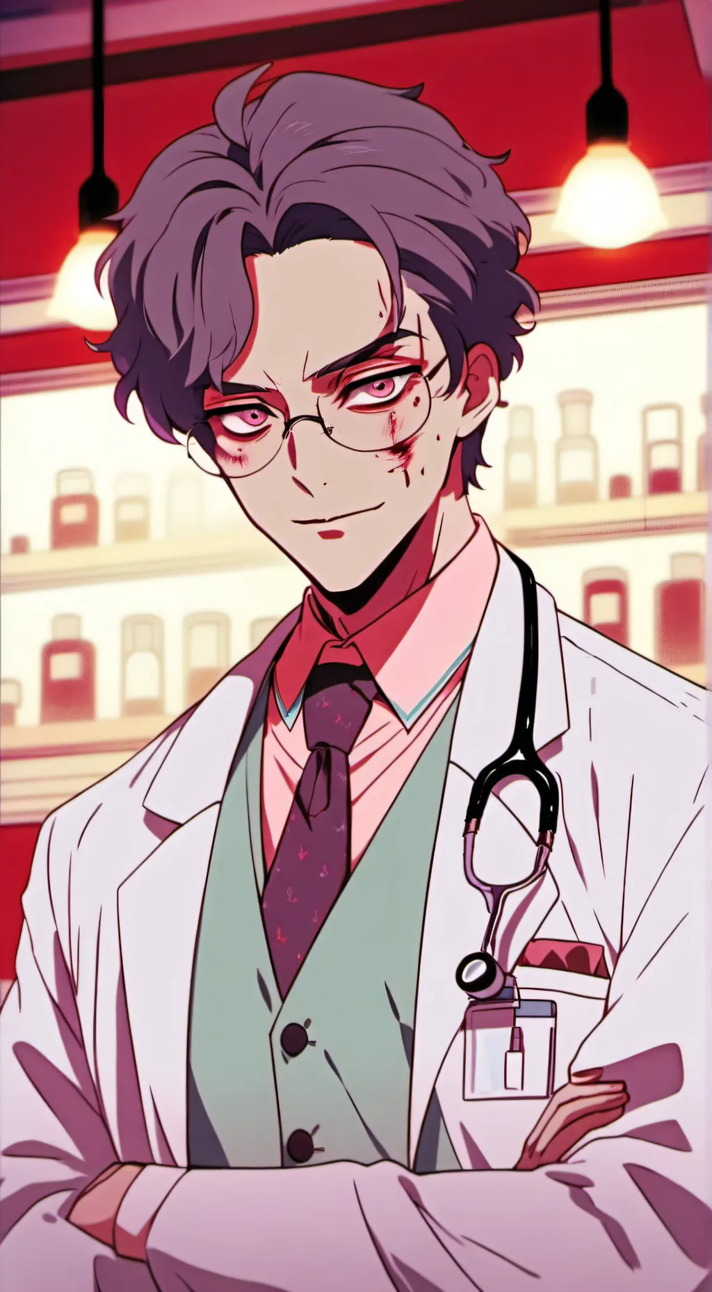 ai character: Evil bad doctor 2 background