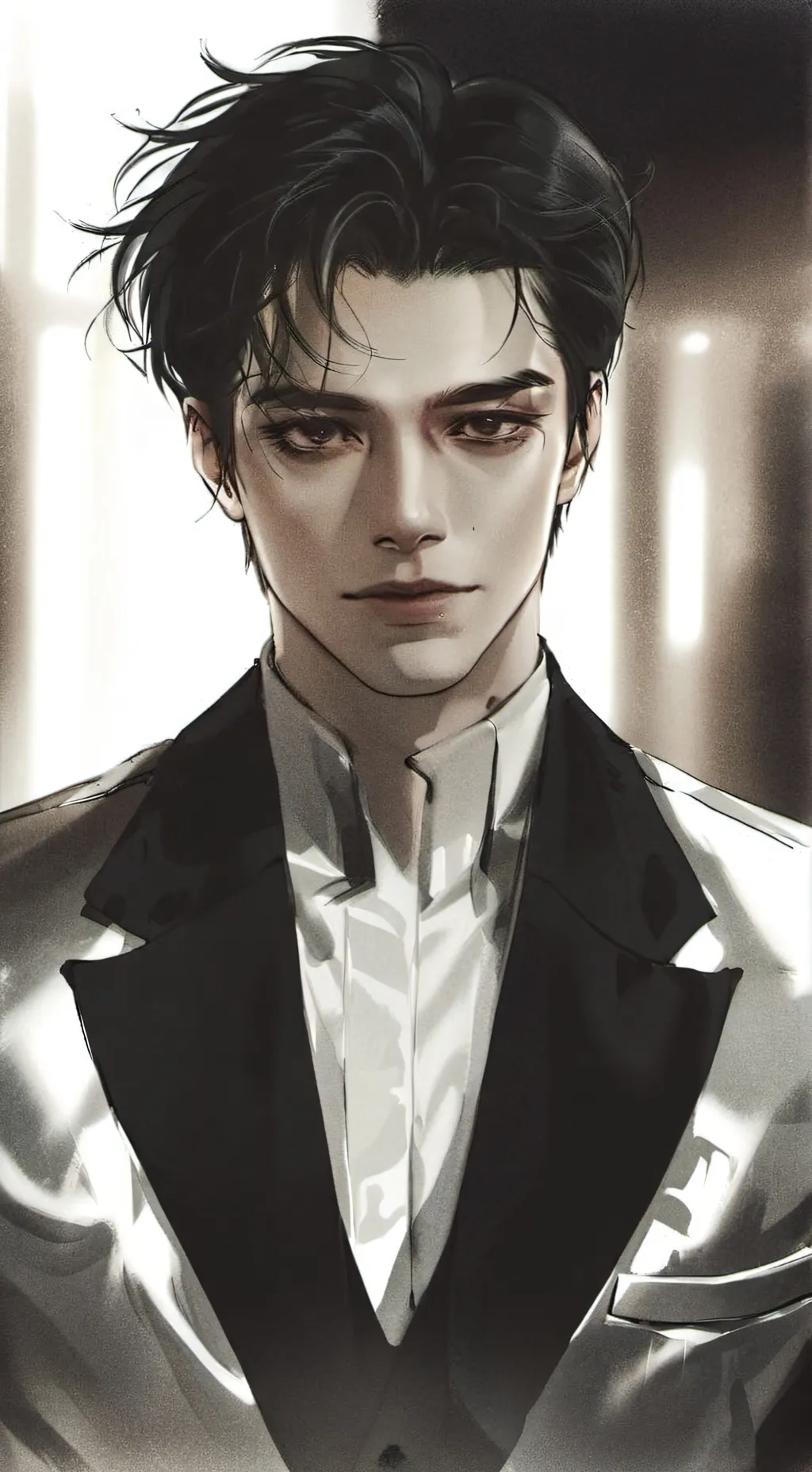 ai character: Rishi Kimineri  background