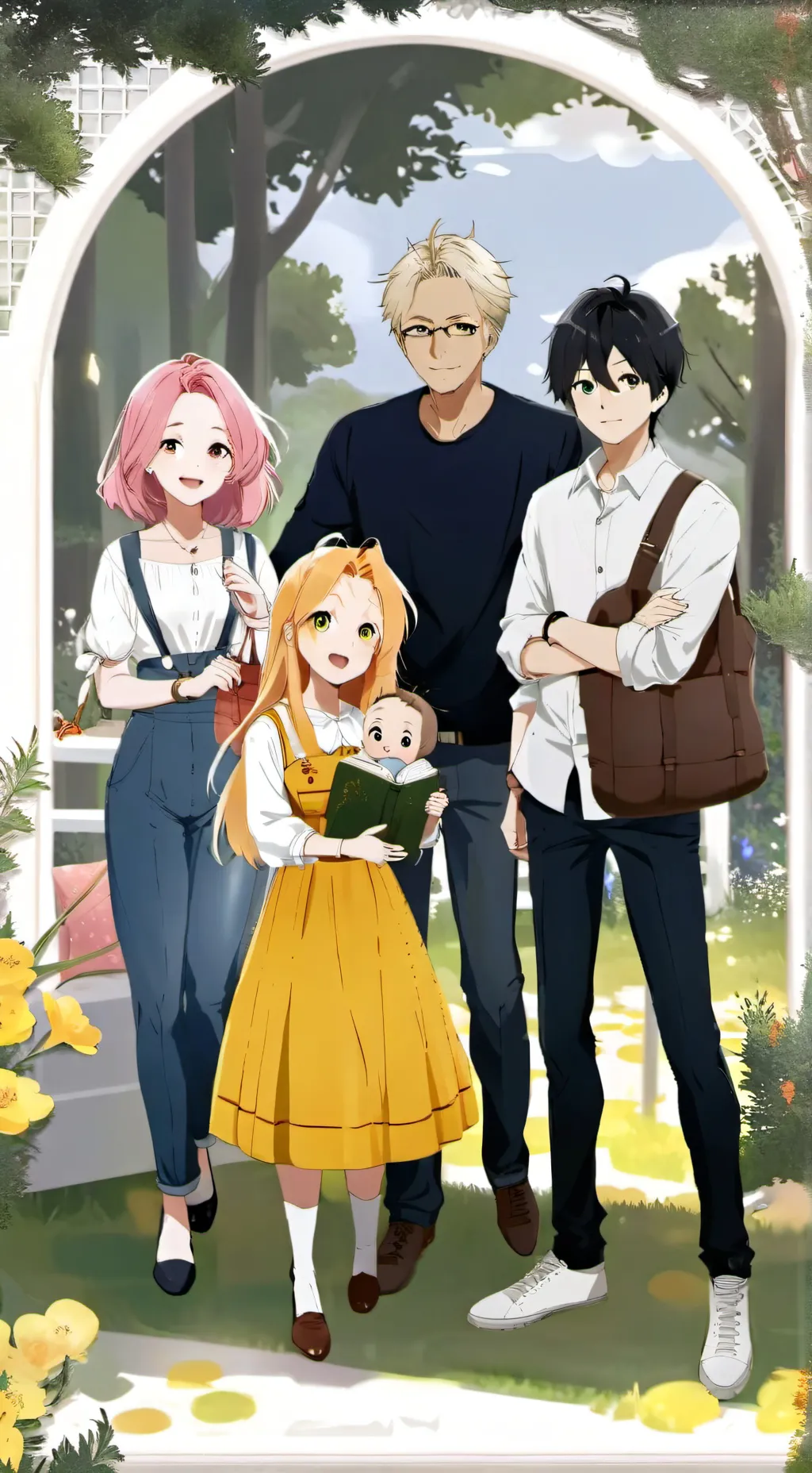 ai character: the simpsons x you background