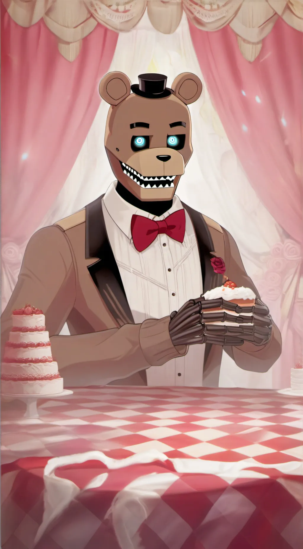 ai character: The FNAF squad background