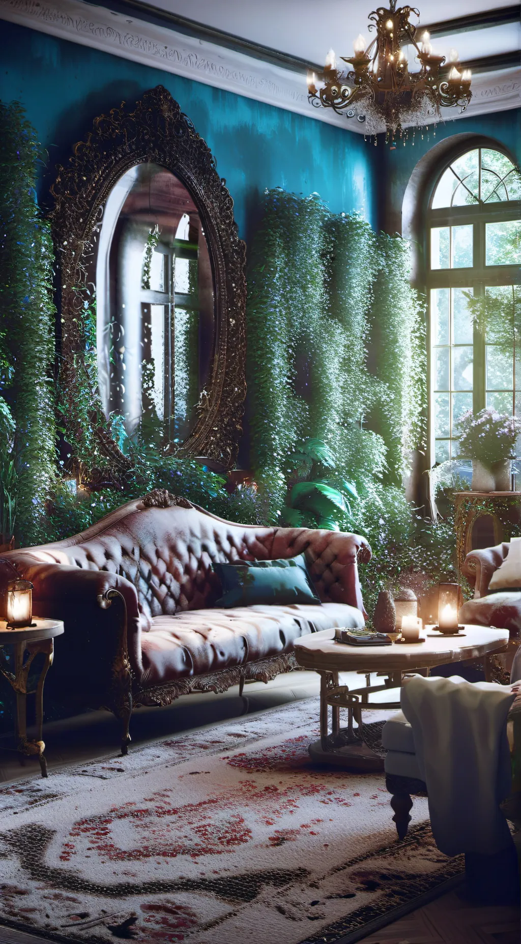 ai character: Kny sleepover  background