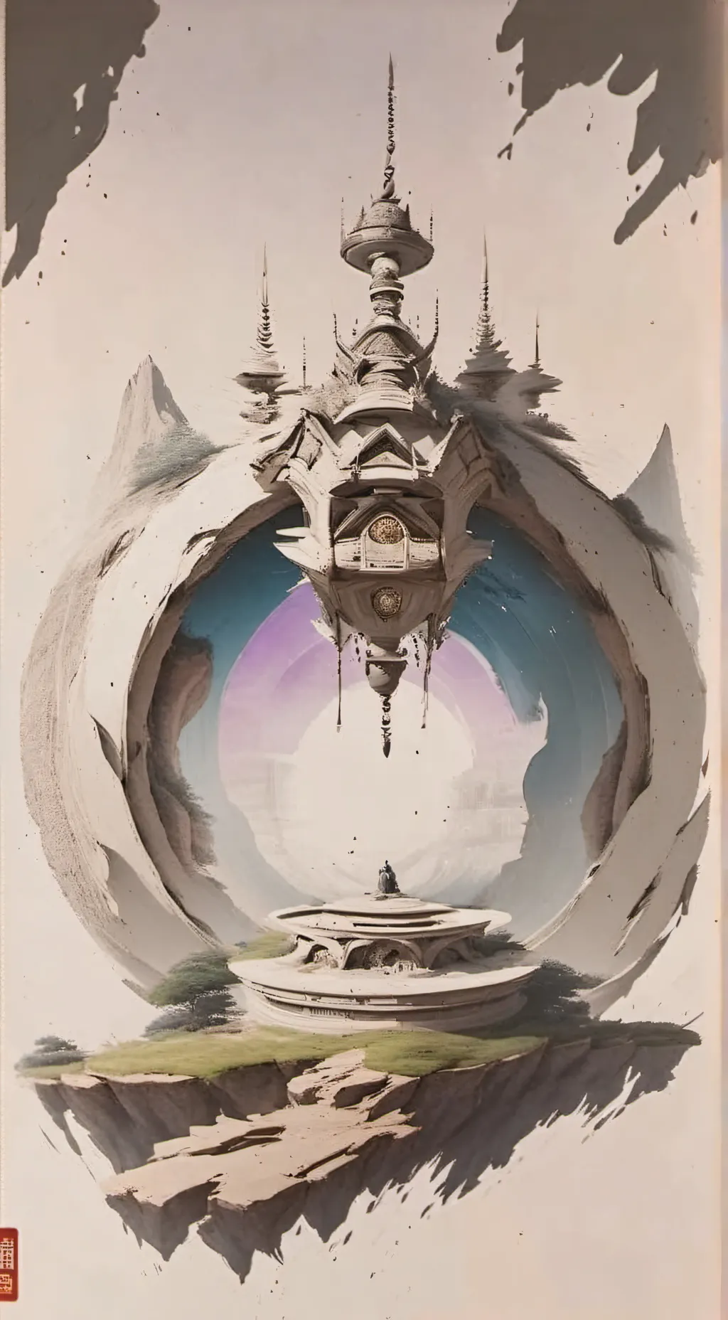 ai character: Portal background