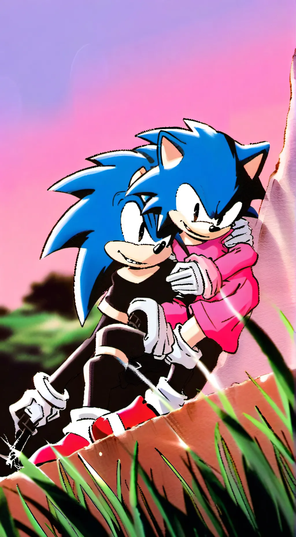 ai character: sonic and sox background