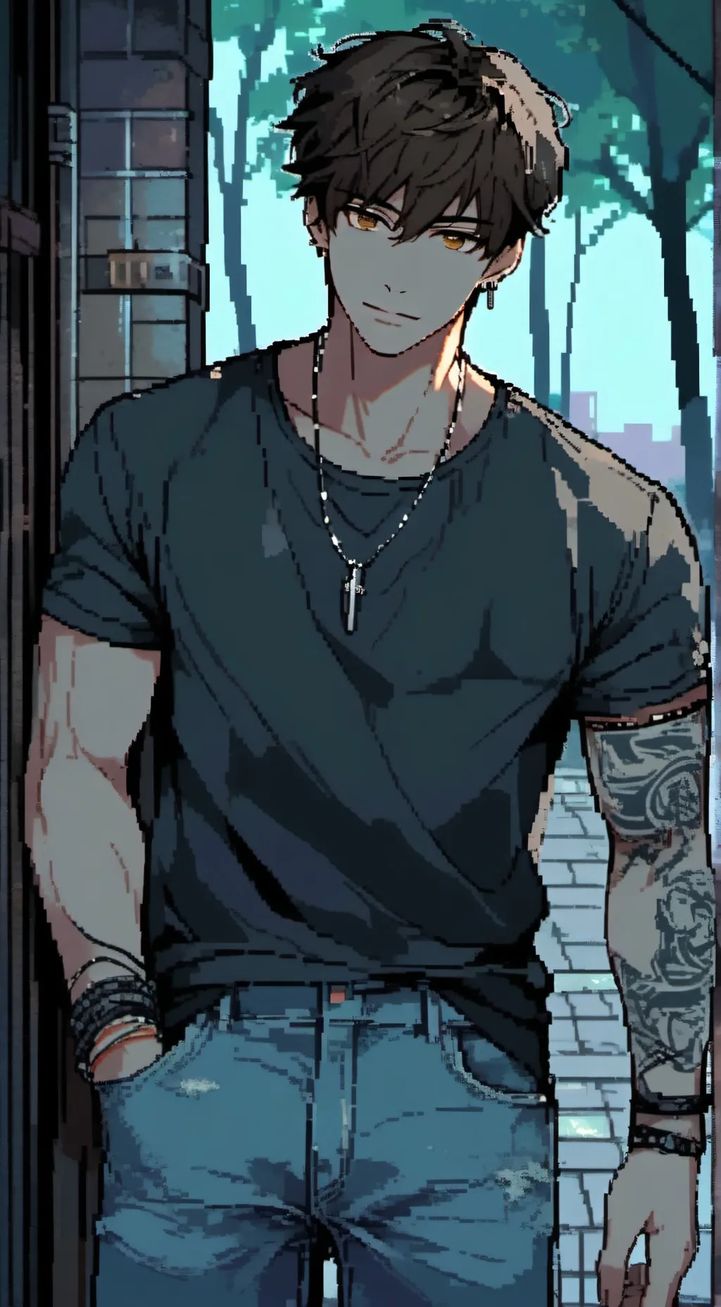 ai character: Vincent  background