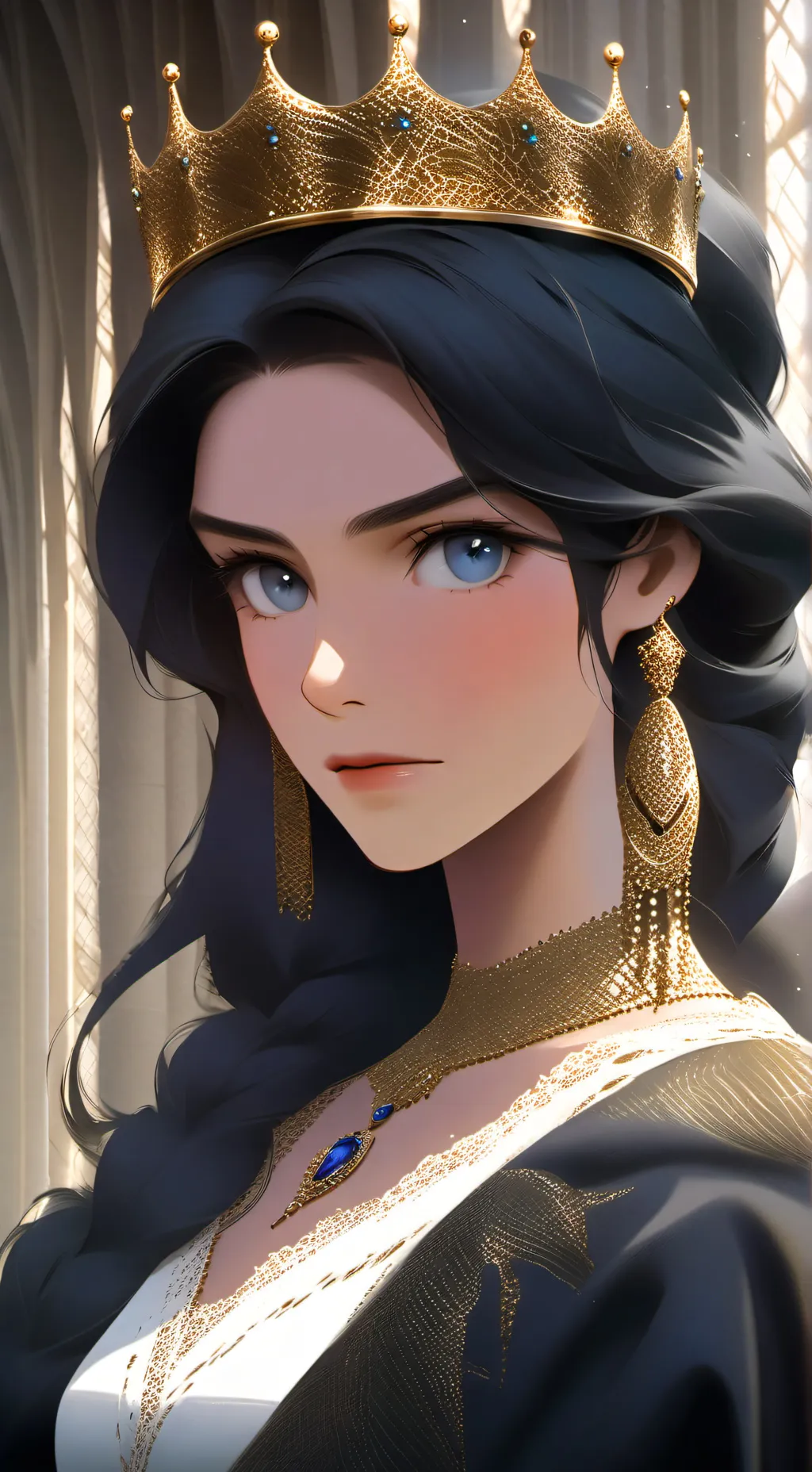 ai character: Princess Ava  background