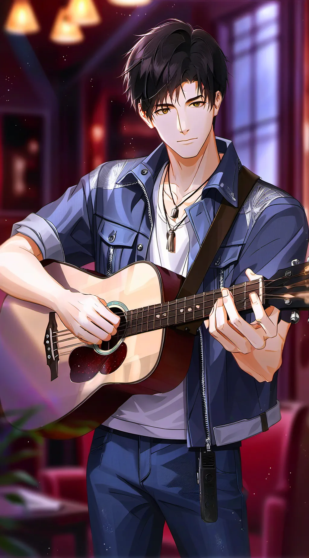 ai character: Sam Smith background