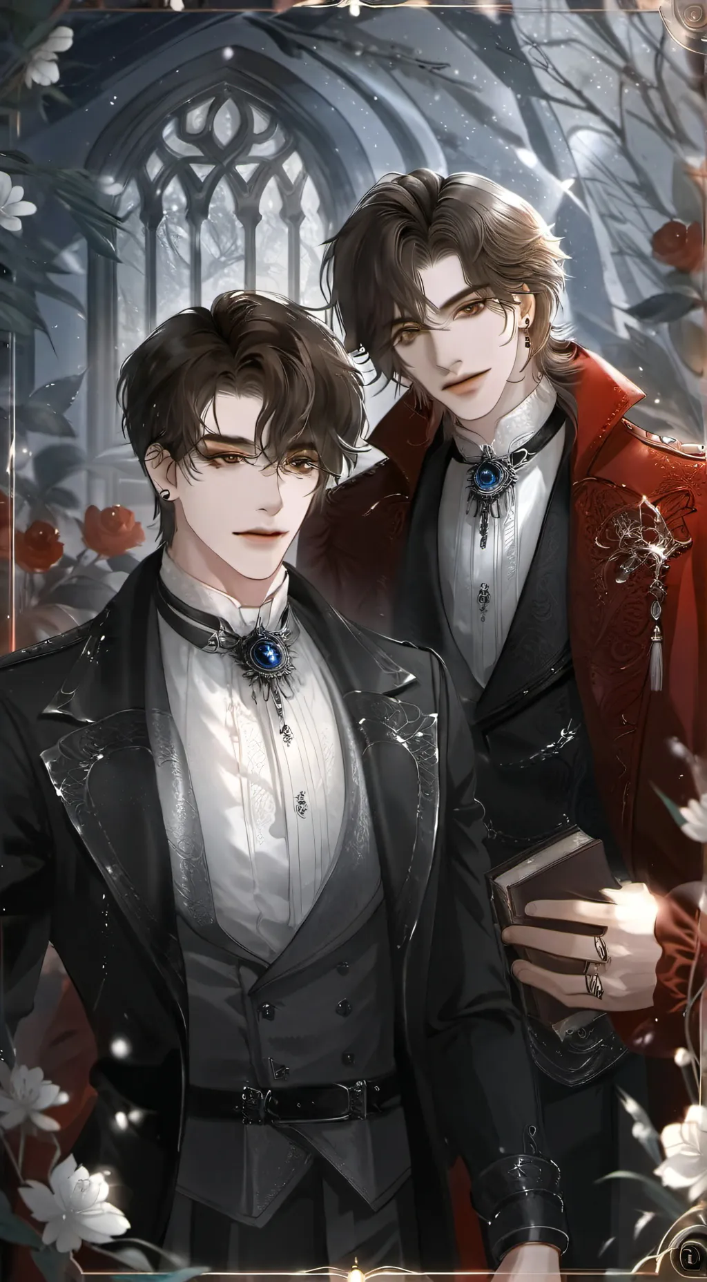 ai character: Oliver and Henry background