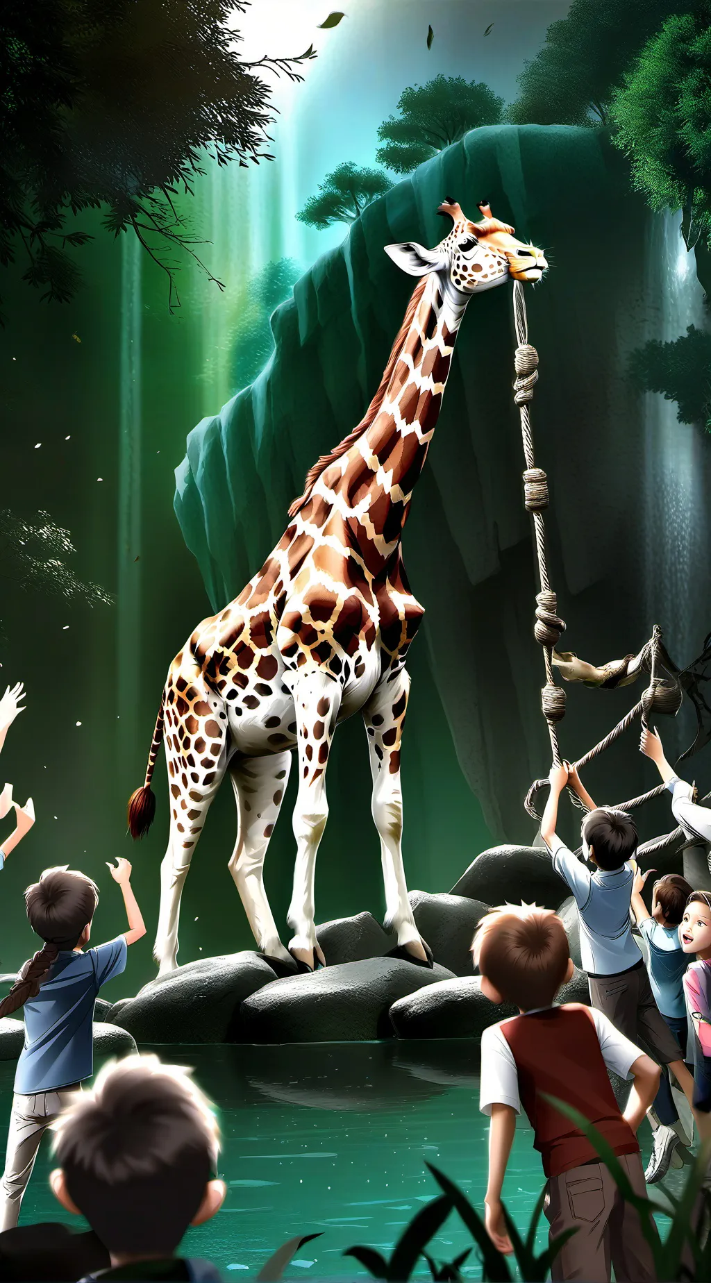 ai character: ZOOS background