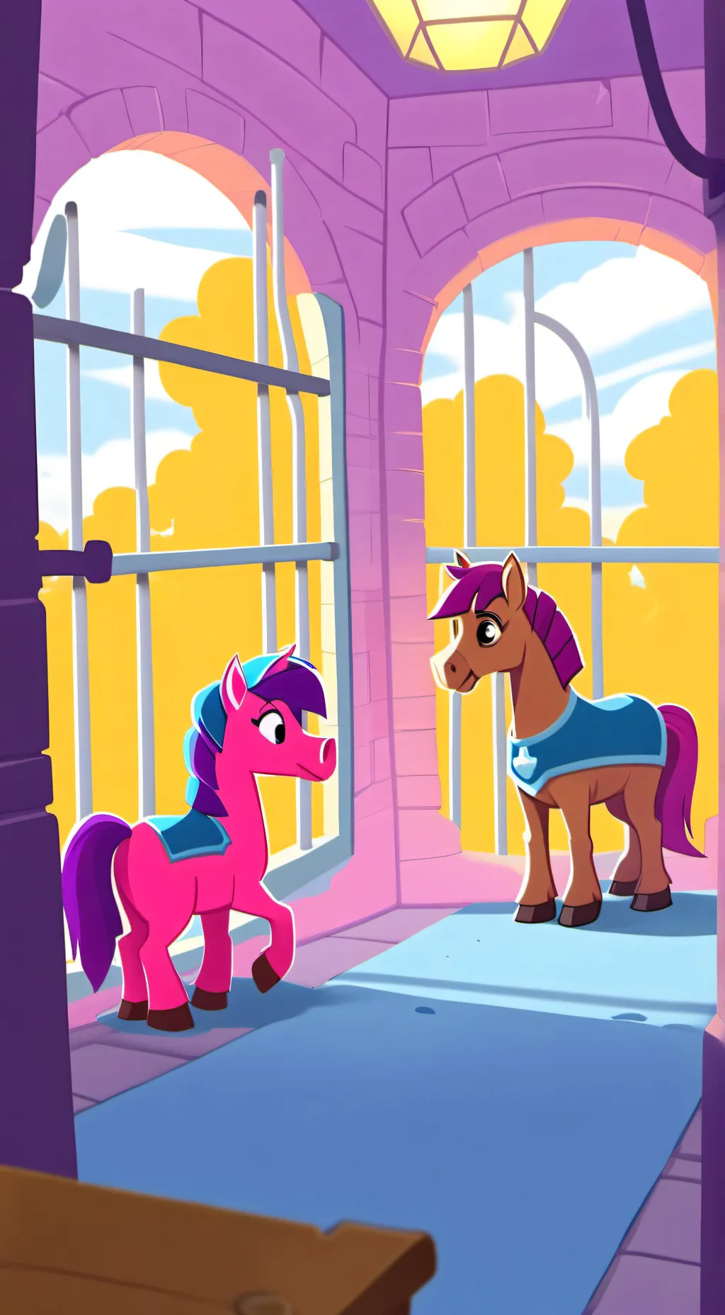 ai character: Two Ponies Jail background