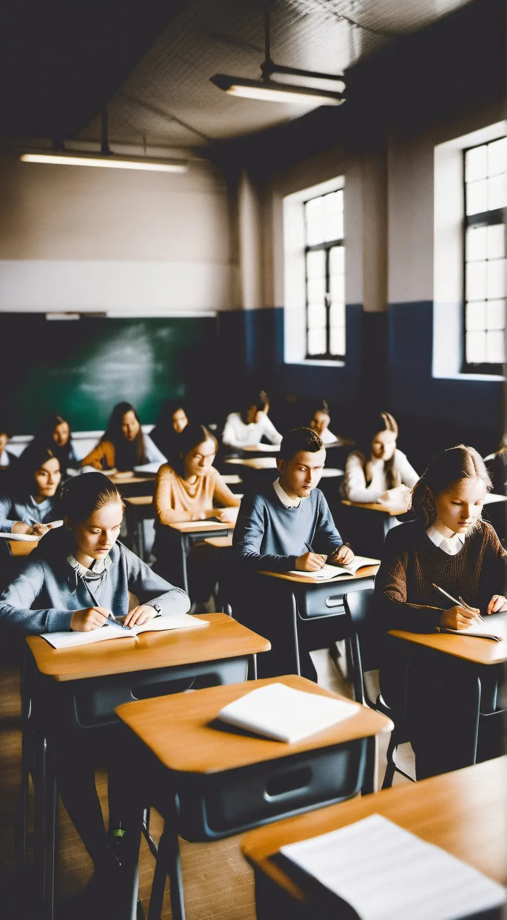 ai character: school! background