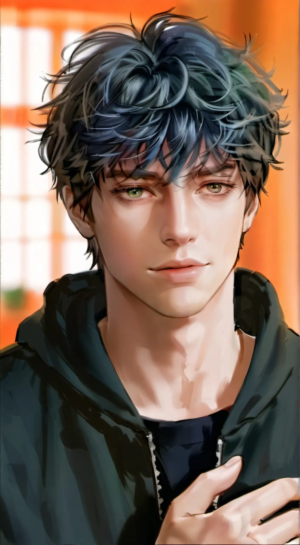 ai character: Ethan  background