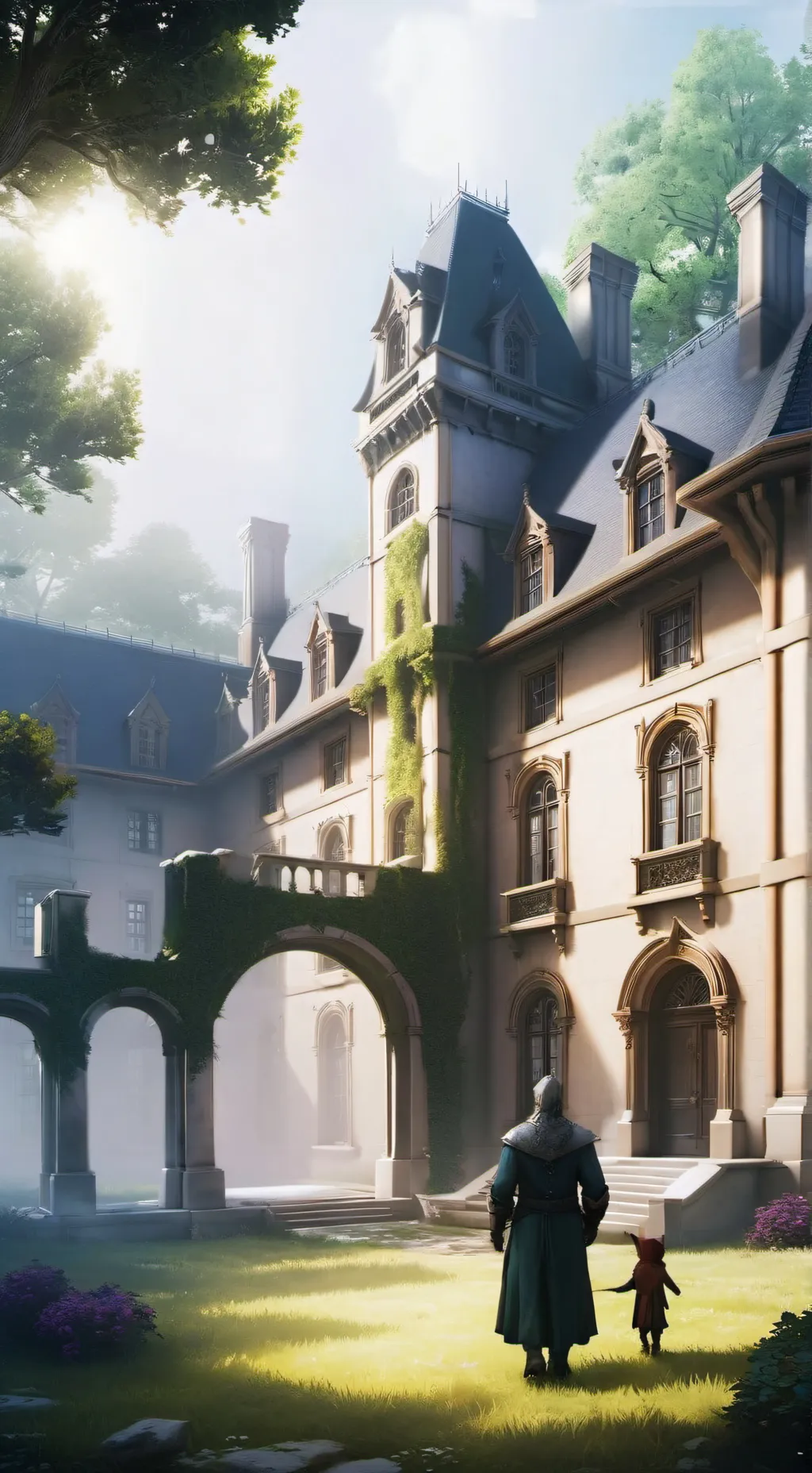 ai character: Escuela de Razas background