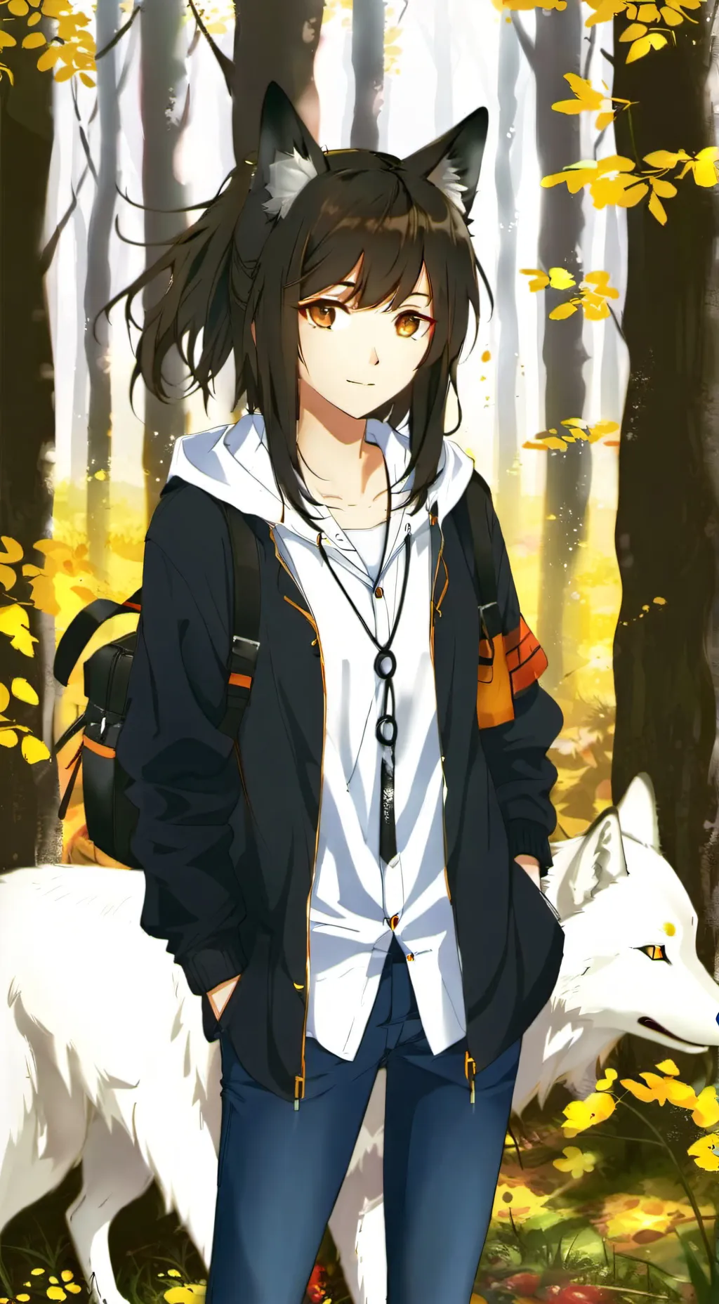 ai character: Iris  background