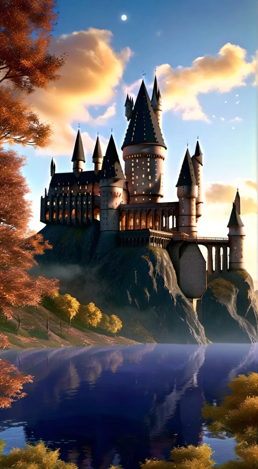 ai character: Hogwarts background