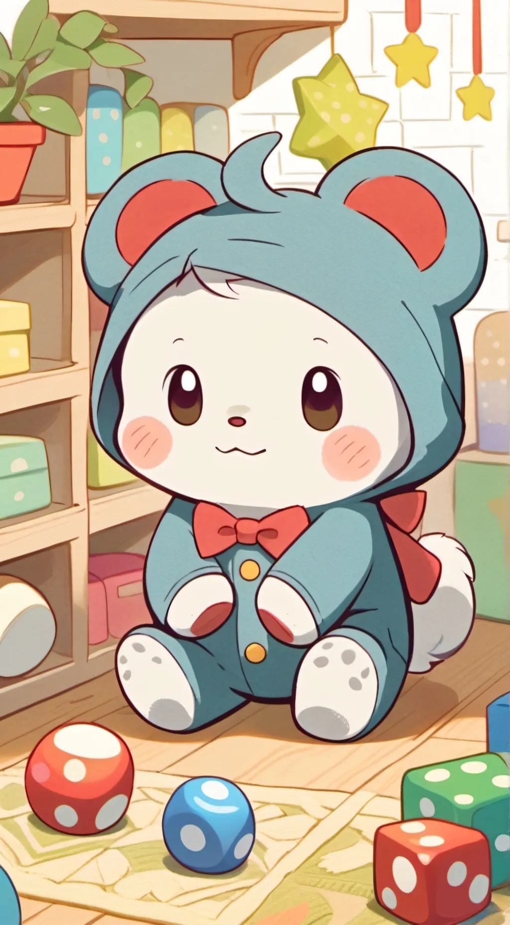 ai character: poppy playtime background