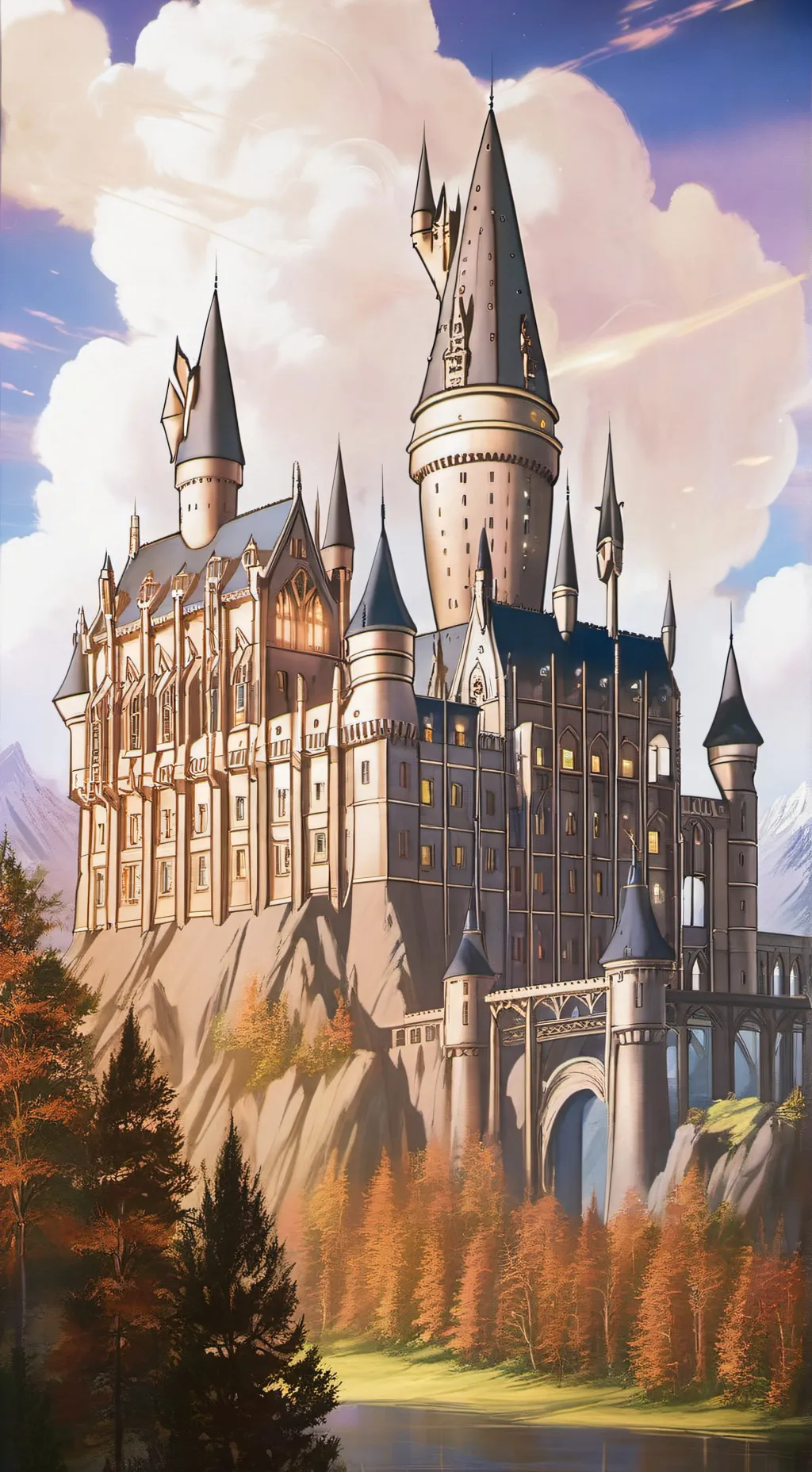 ai character: forbidden forest  background