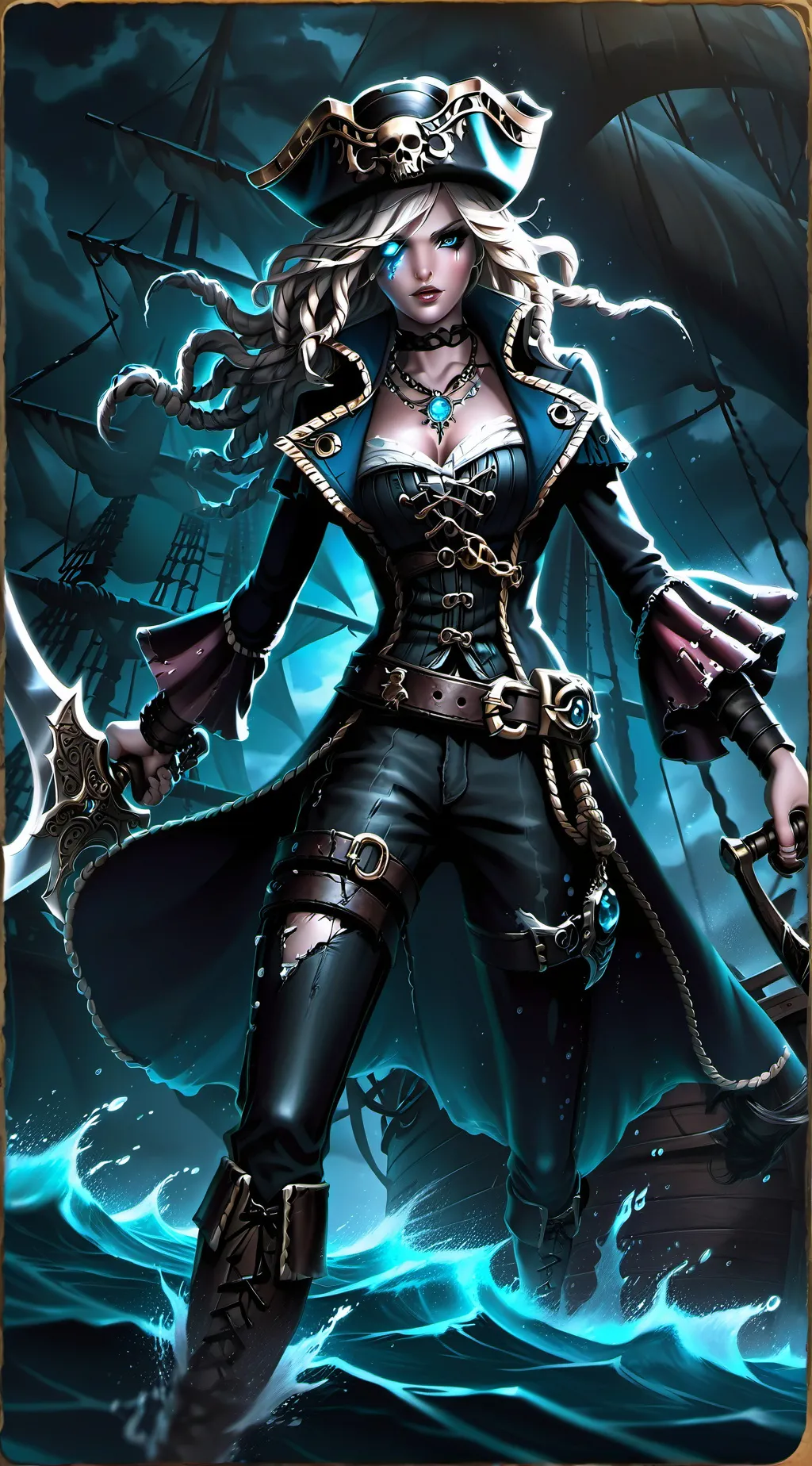 ai character: Captain Calamity background