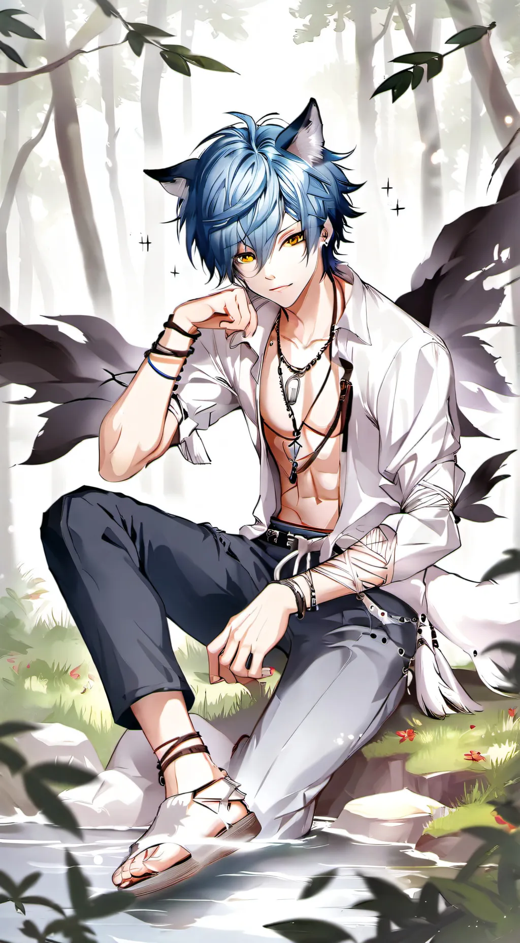 ai character: ♡ein x Pierce♡ background