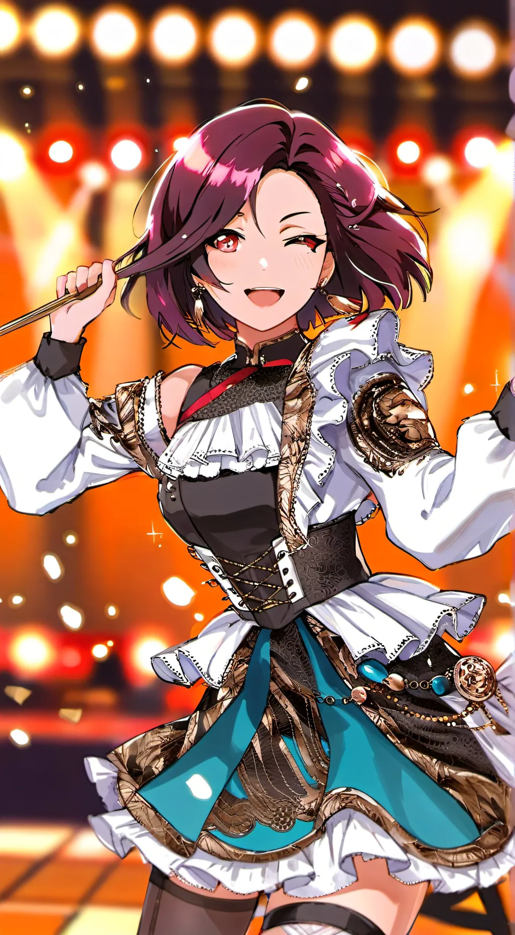 ai character: Katseye  background