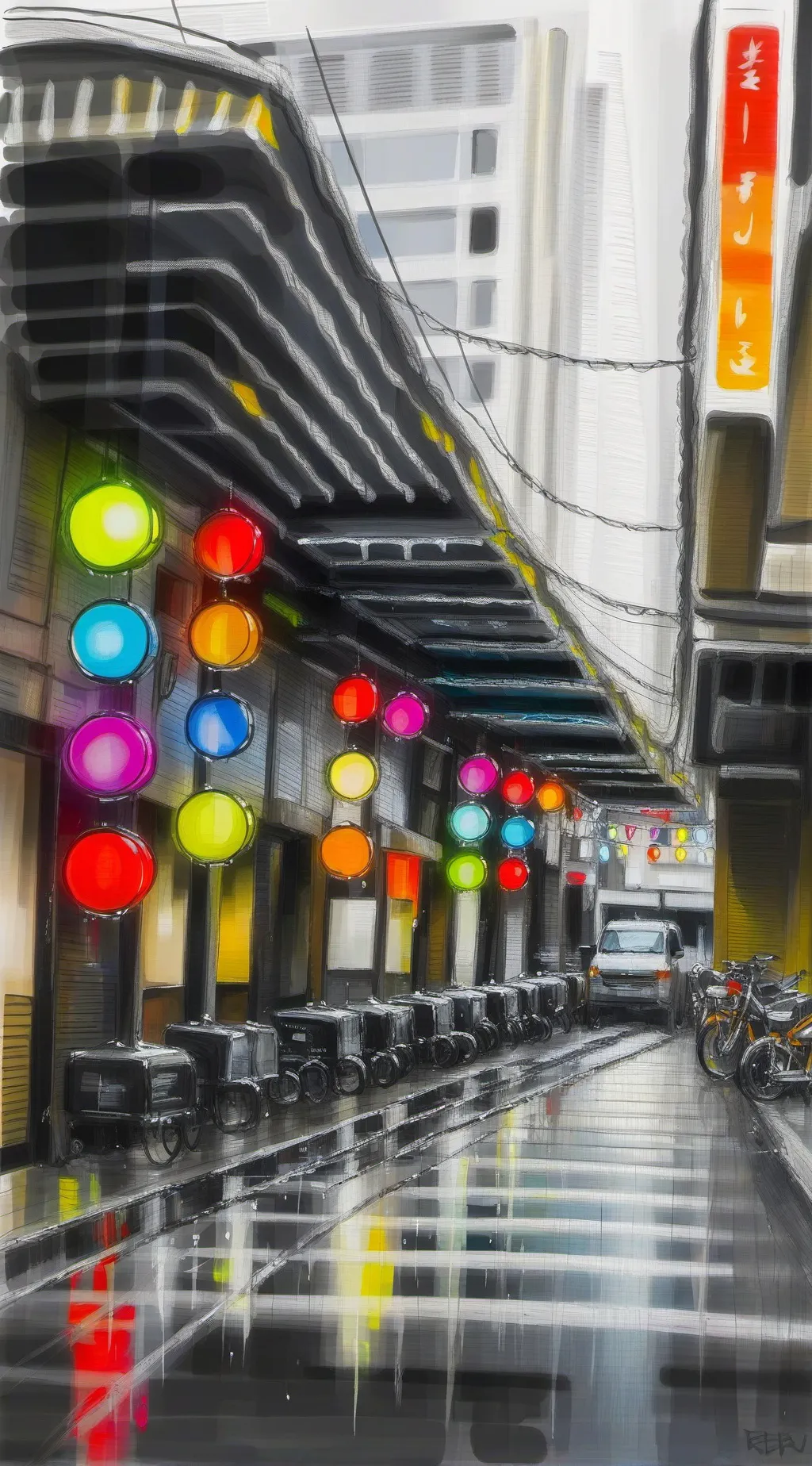 ai character: delfín vore  background