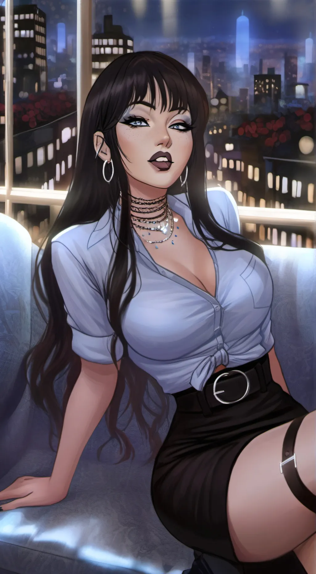 ai character: Momiji background