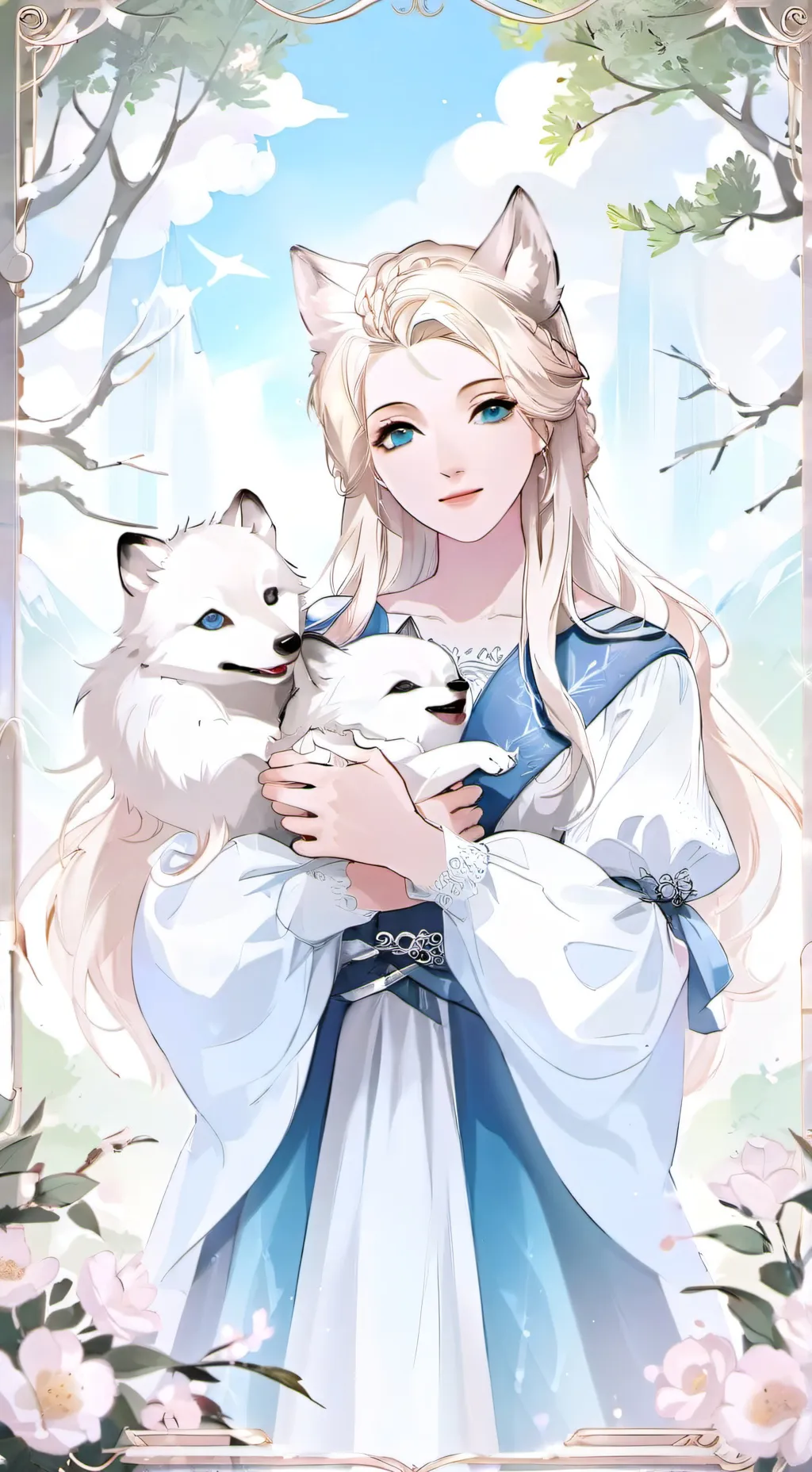 ai character: Serena background