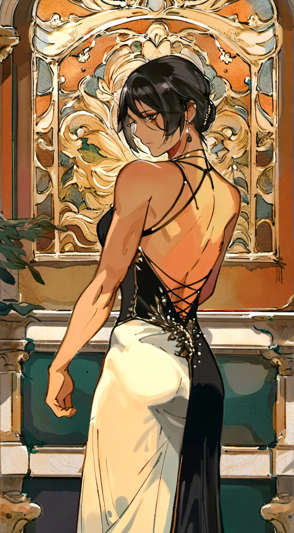 ai character: maki zenin background