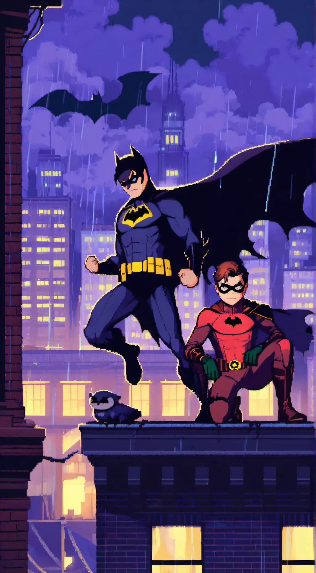 ai character:  Batfam background