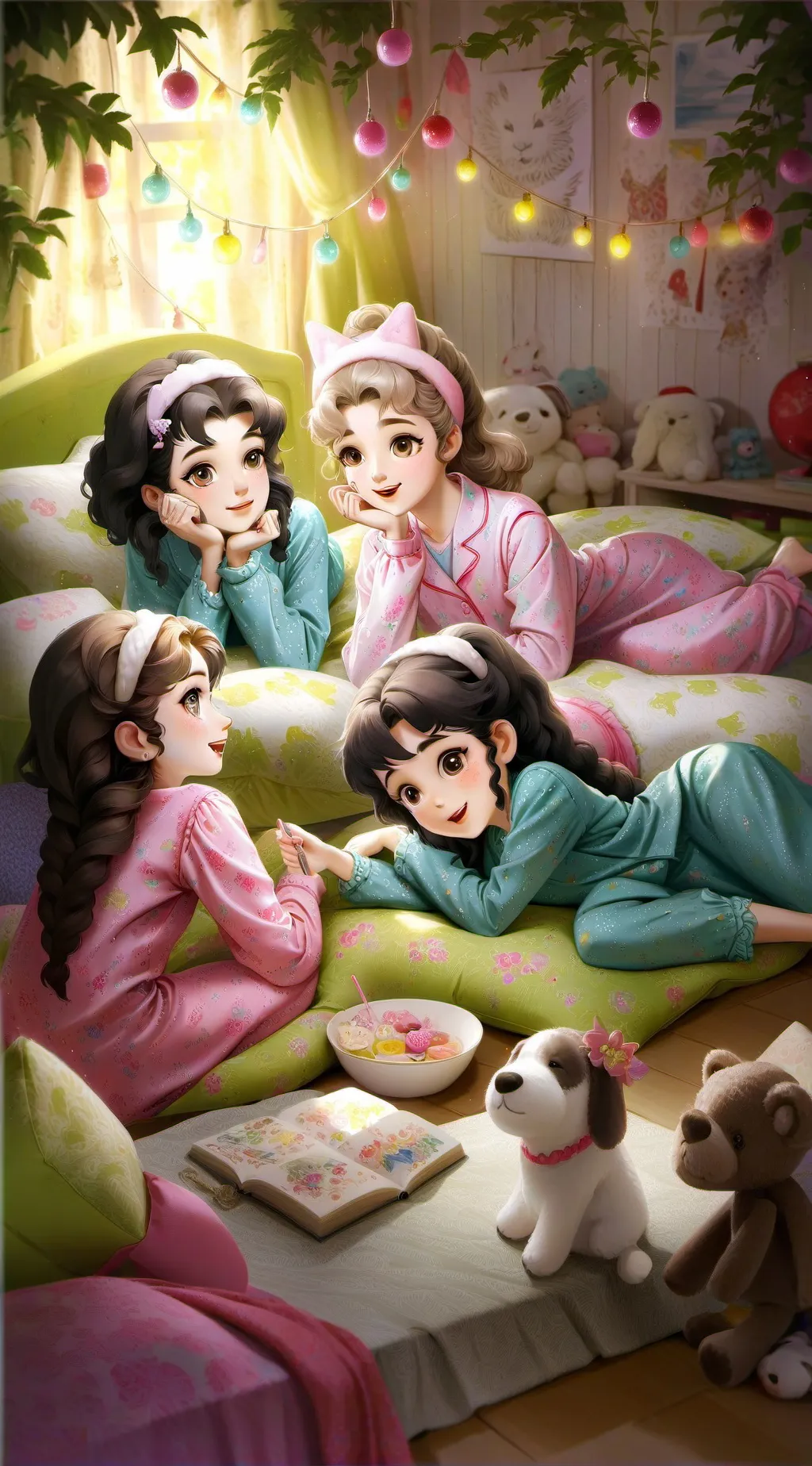 ai character: Mariette party background