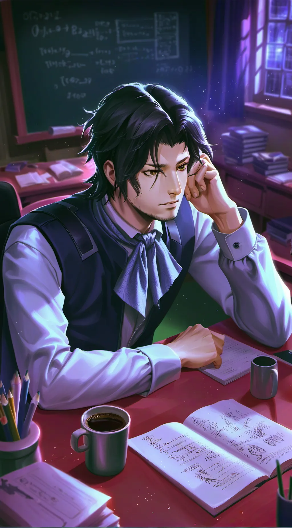 ai character: mha background