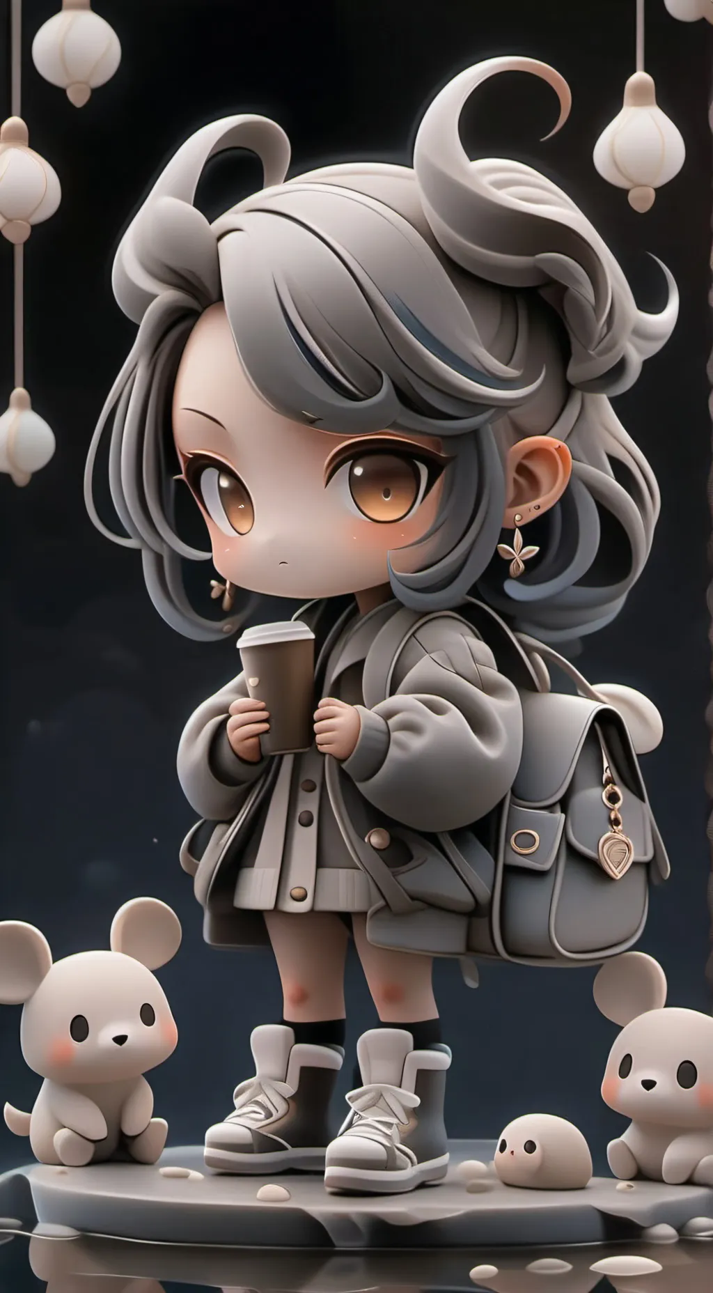 ai character: Dw ghost infection background