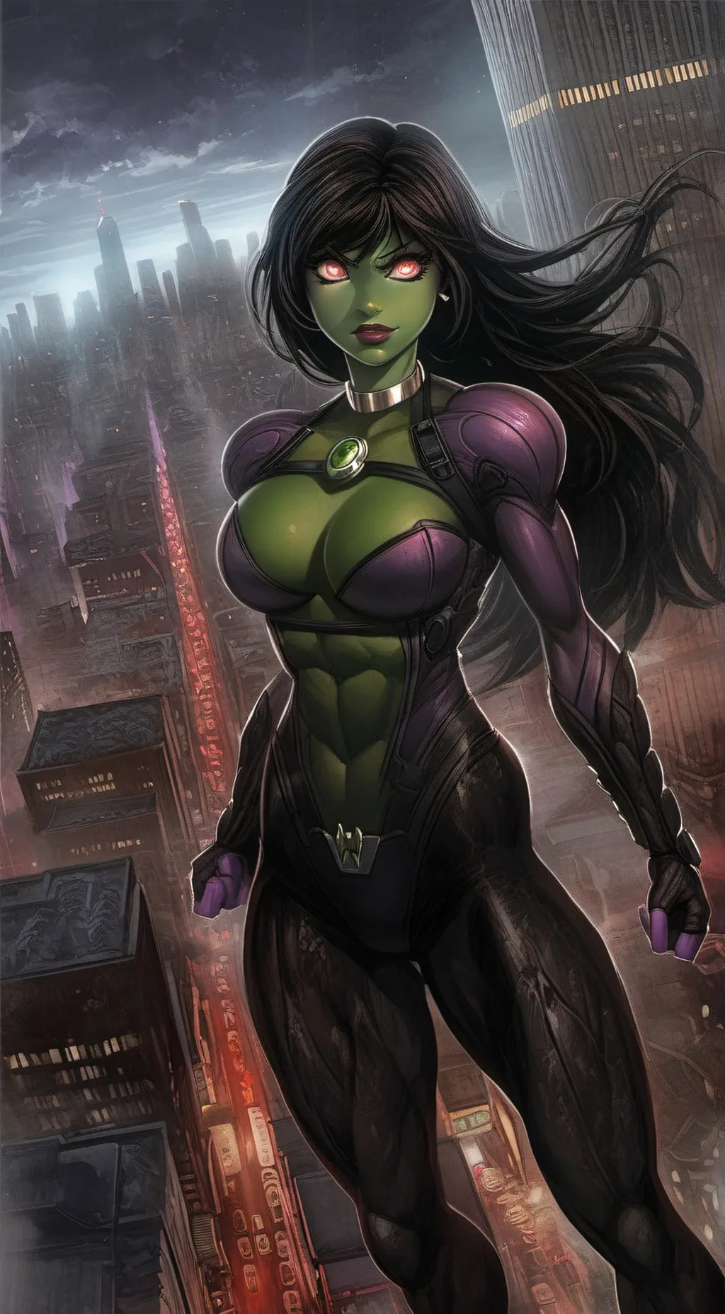 ai character: Miss Krappus  background