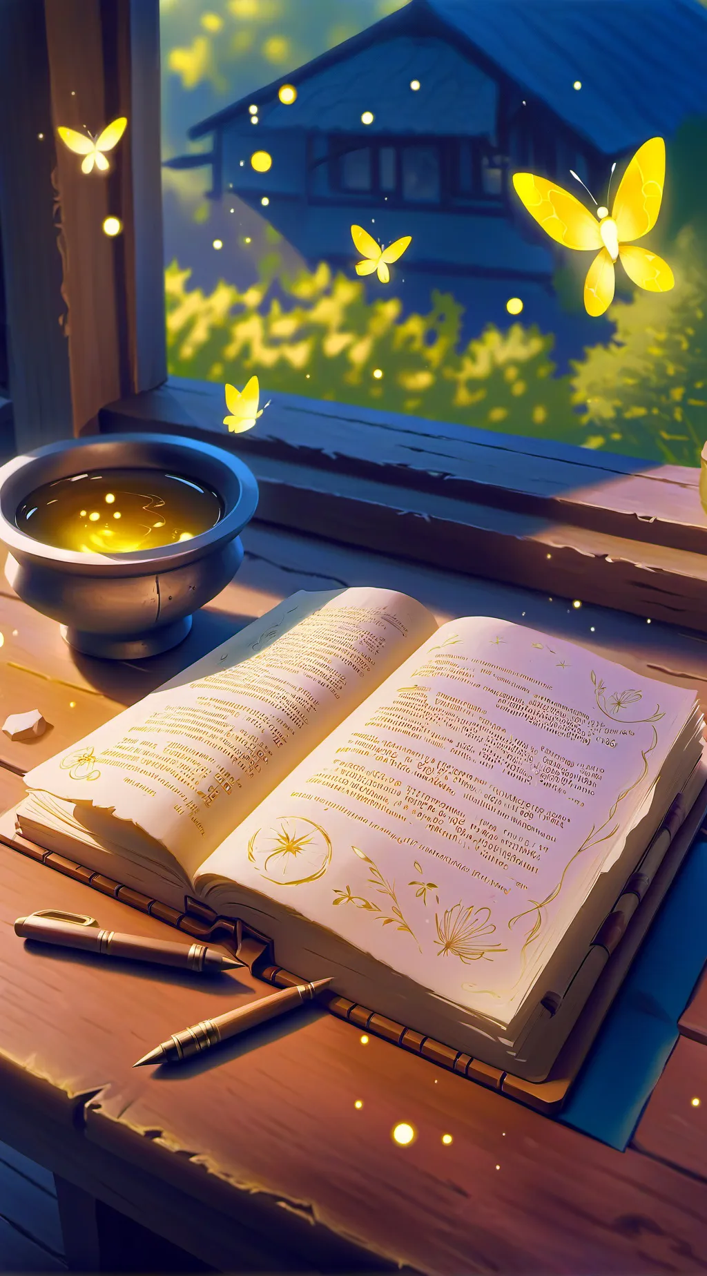 ai character: ~il tuo diario~ background