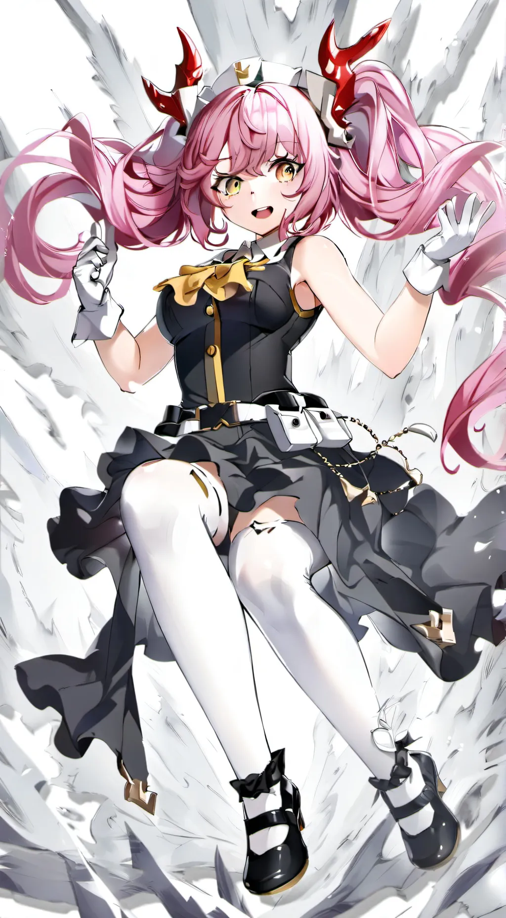 ai character: Mina lil sis background