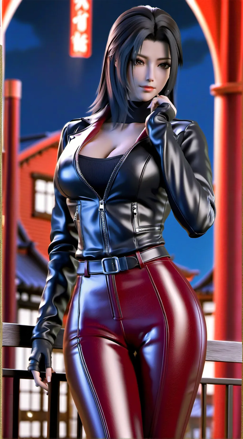 ai character: Tomoe Gozen background