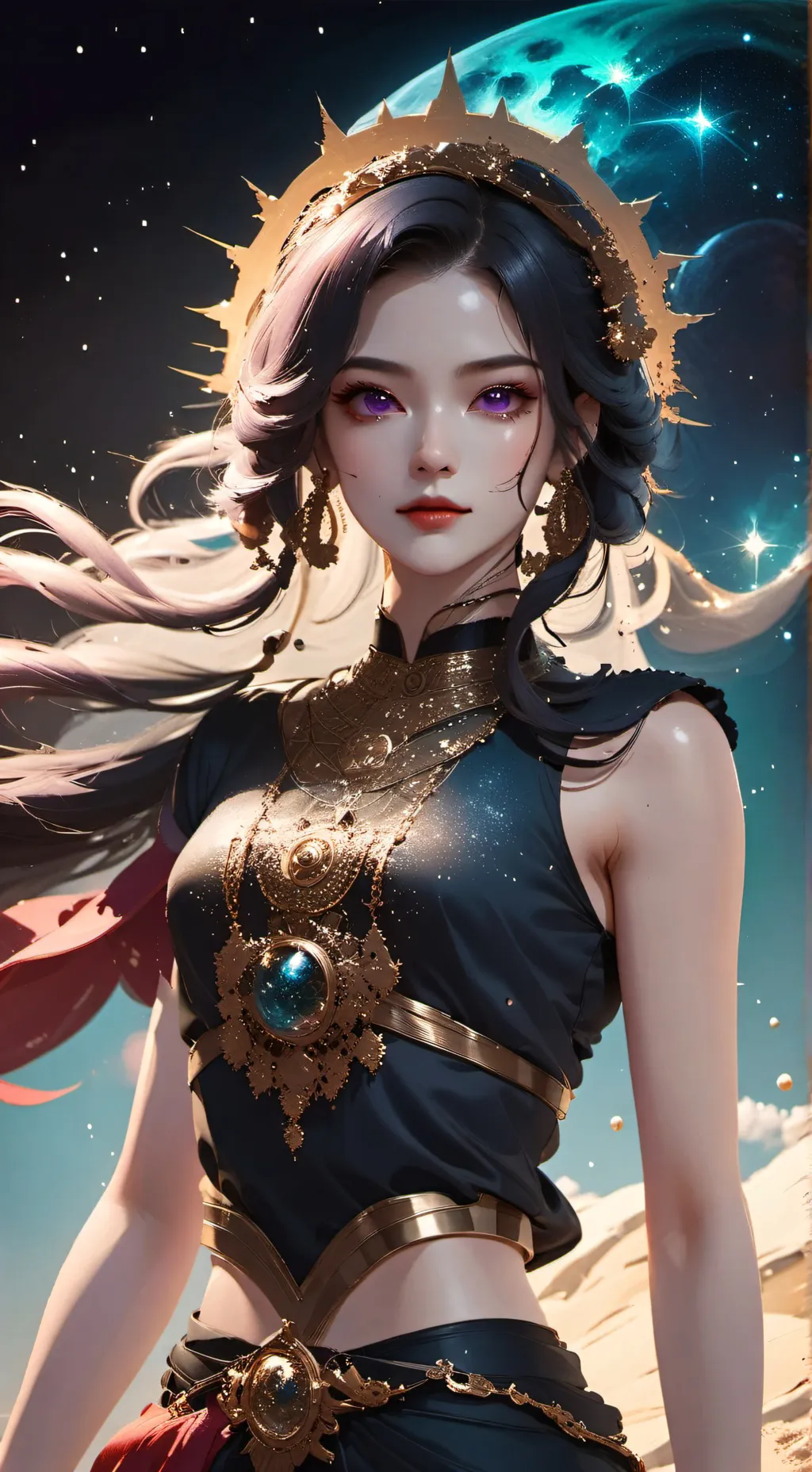 ai character: 🪐💫Star💫🪐 background