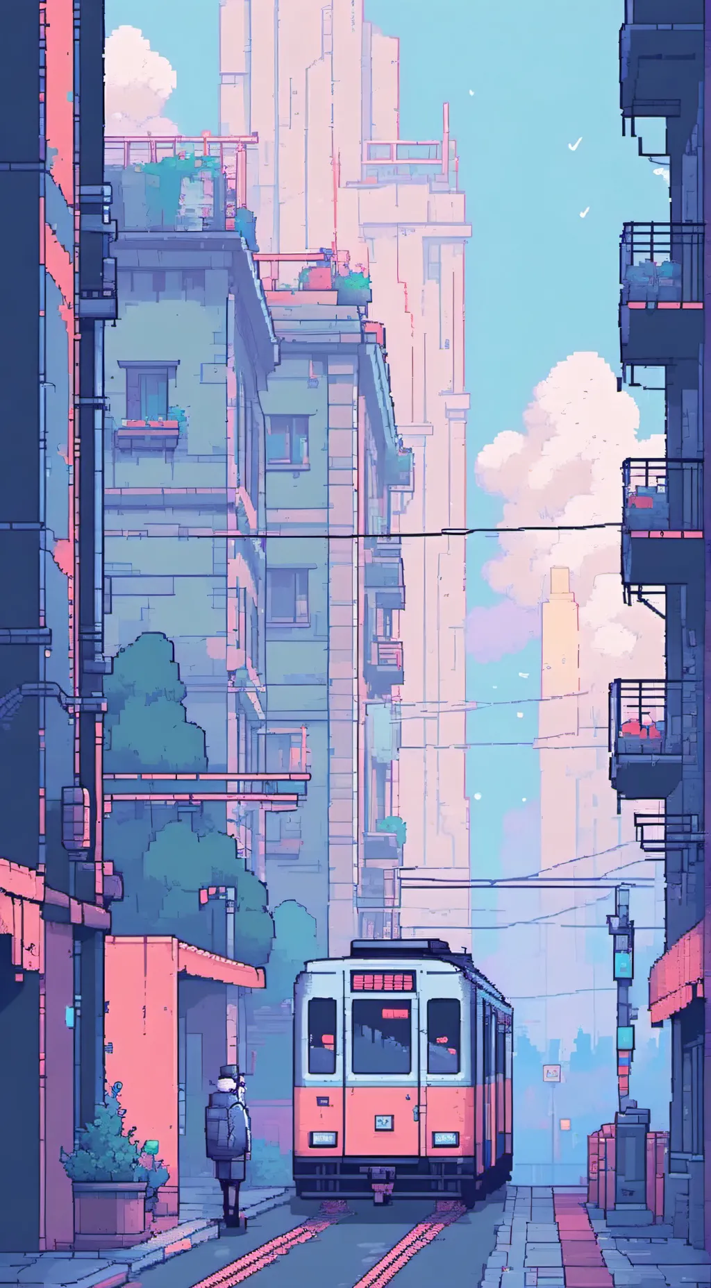 ai character: ~°Mha × pebble°~ background